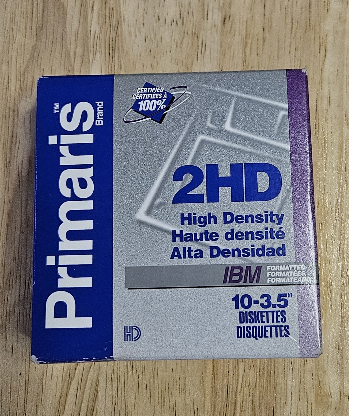 Primaris 2 Hd IBM Formatted 10 COUNT 3.5 Diskette Retro NEW FACTORY SEALED