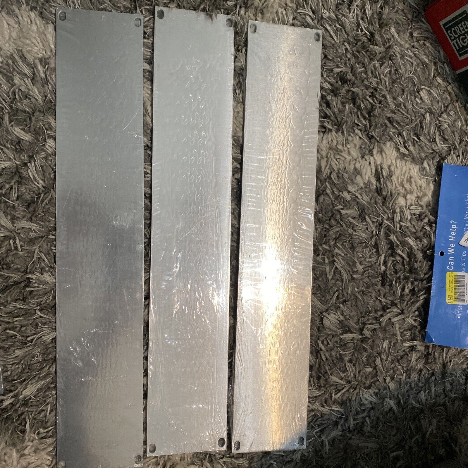 3 Pack BUD Industries SFA-1832 Panel, Surface Shield, 2U, 0.12\