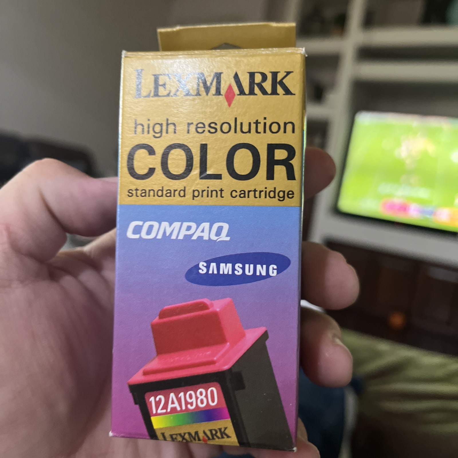 Lexmark 80 (12A1980) Color Ink Cartridge GENUINE NEW