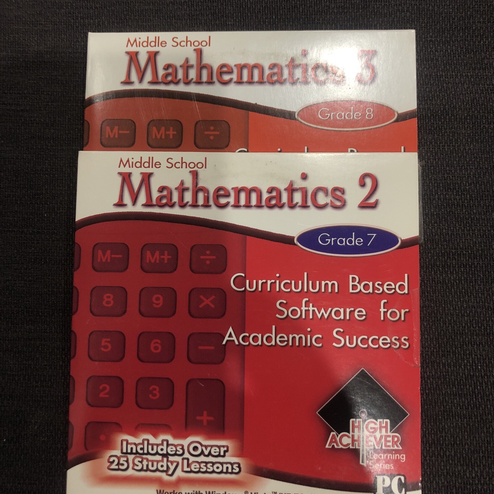 High Achiever Middle School Mathematics 2 & 3 - grades 7 & 8 - CD ROM