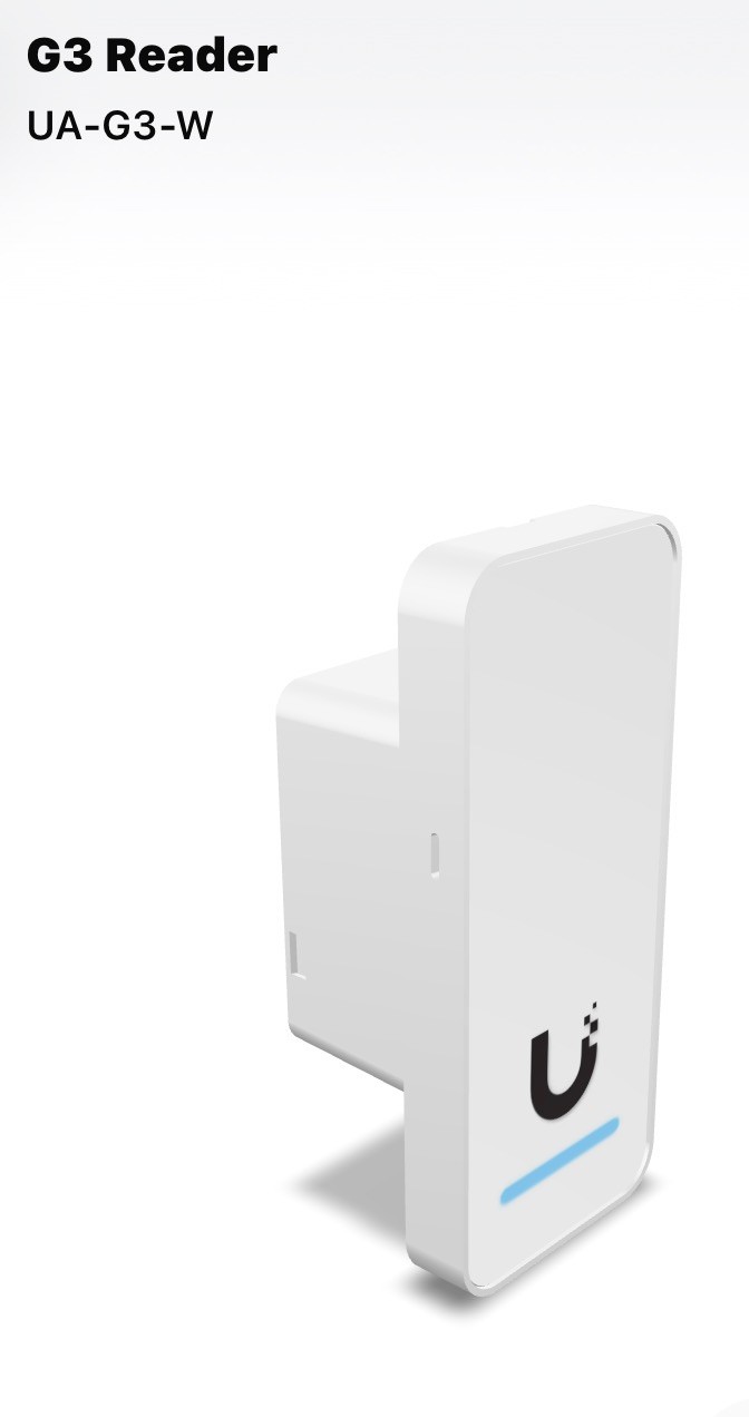 Ubiquiti UniFi Access G3 Reader - White (UA-G3-W)