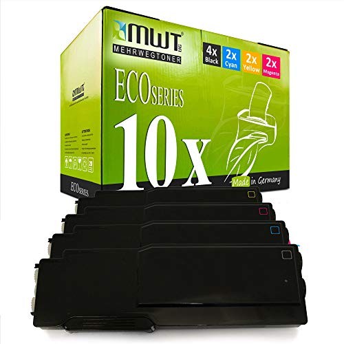 Eurotone 10x Toner Cartridge Compatible for Mehrwegtoner statt WC6605 6605 6600