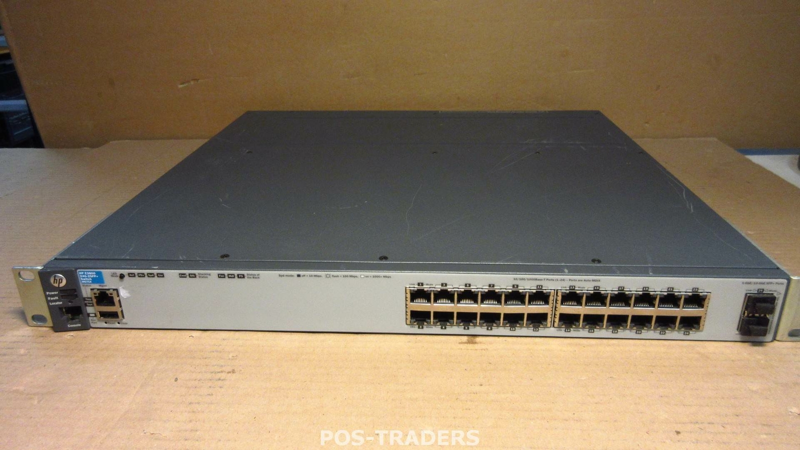 HP ProCurve J9575A 3800-24G-2SFP+ L4 24-Port Rack Mountable, Managed Switch