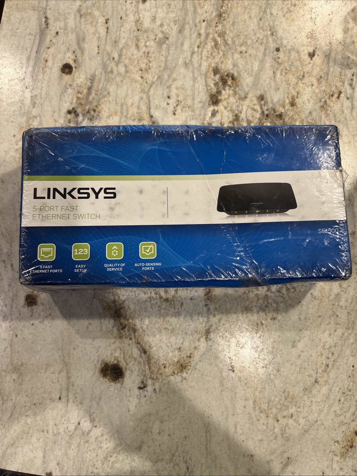 BRAND NEW - Linksys SE1500 5-Port Fast 10/100 Ethernet Switch - FACTORY SEALED
