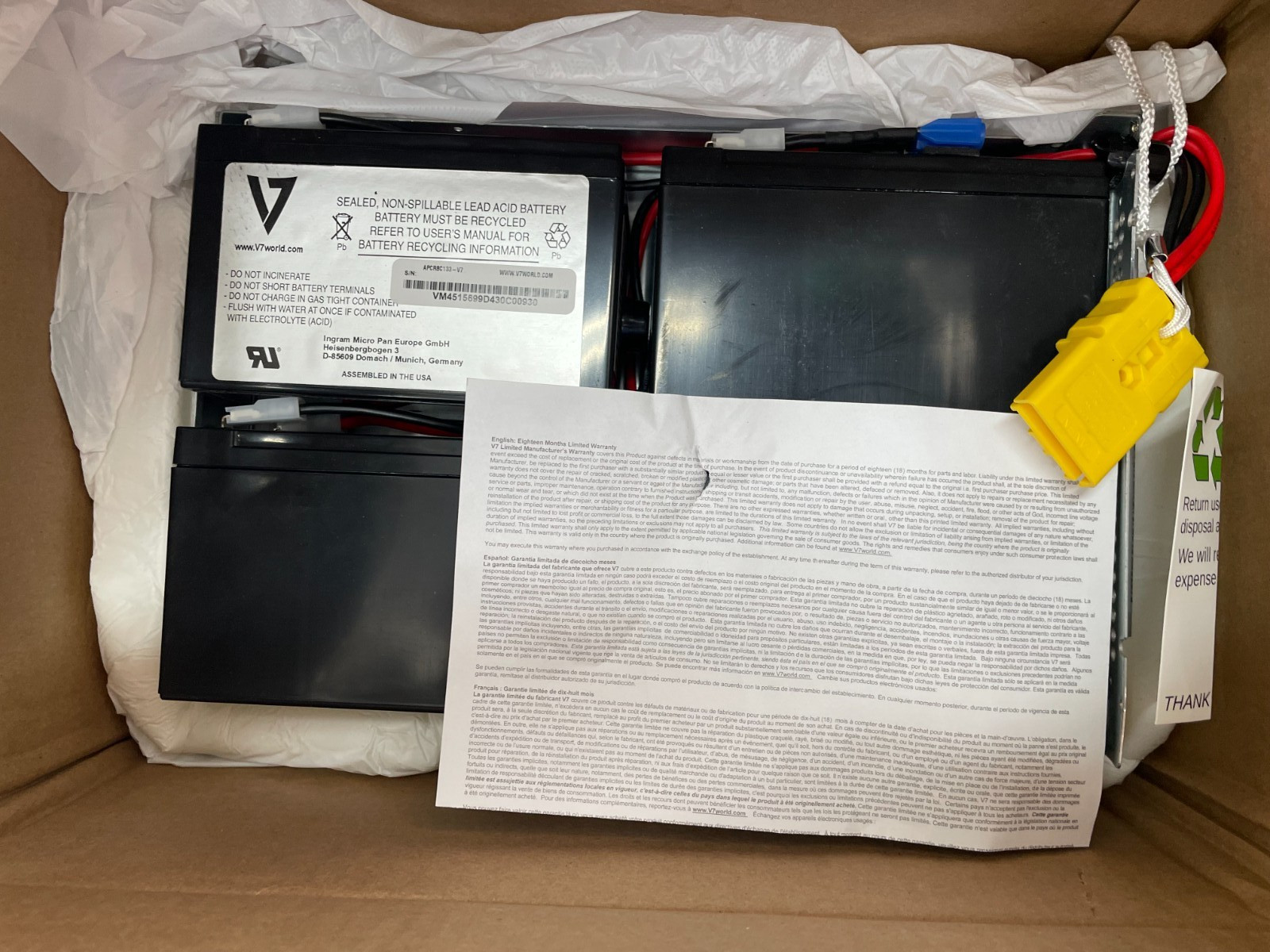 APC APCRBC133 REPLACEMENT BATTERY