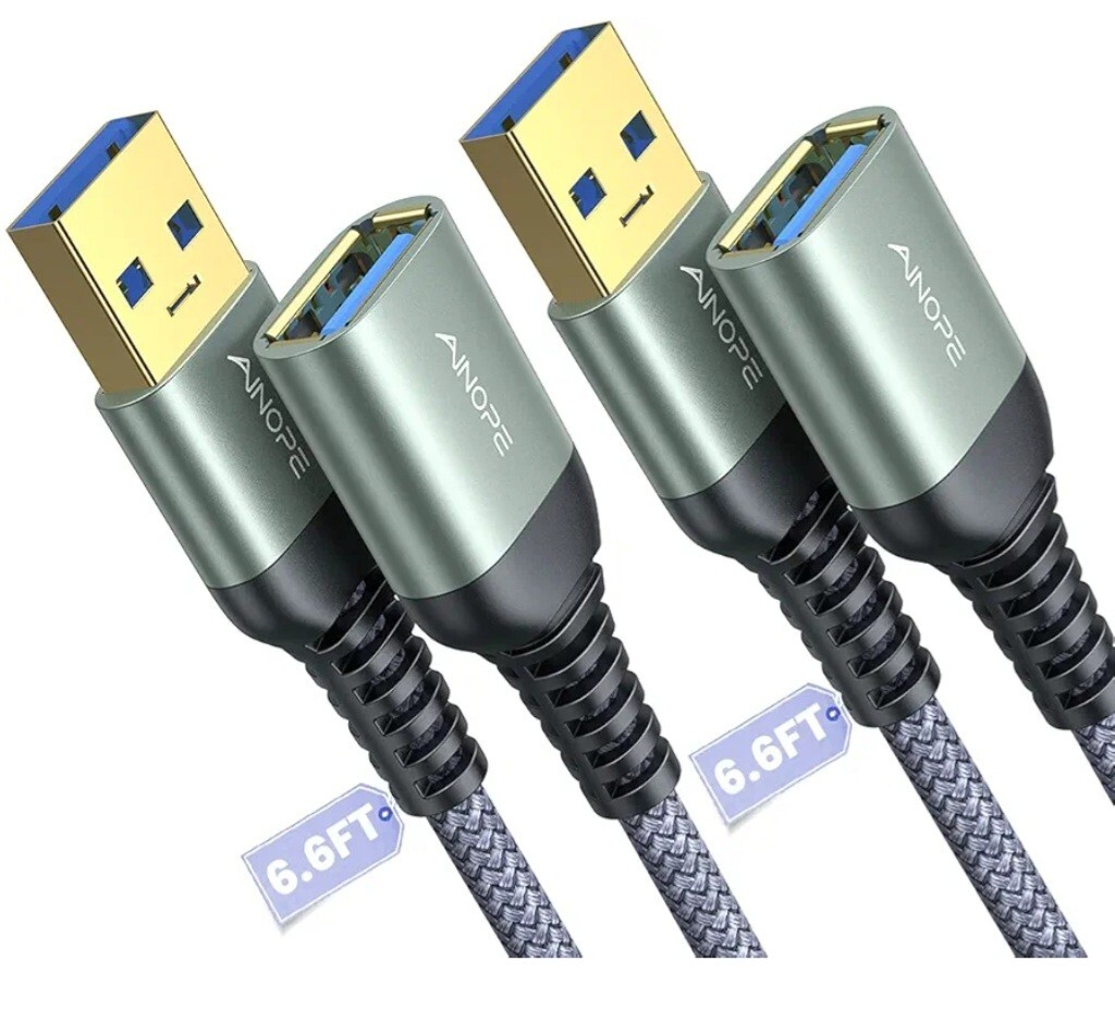 USB Charging Cable Type A Male to Female 