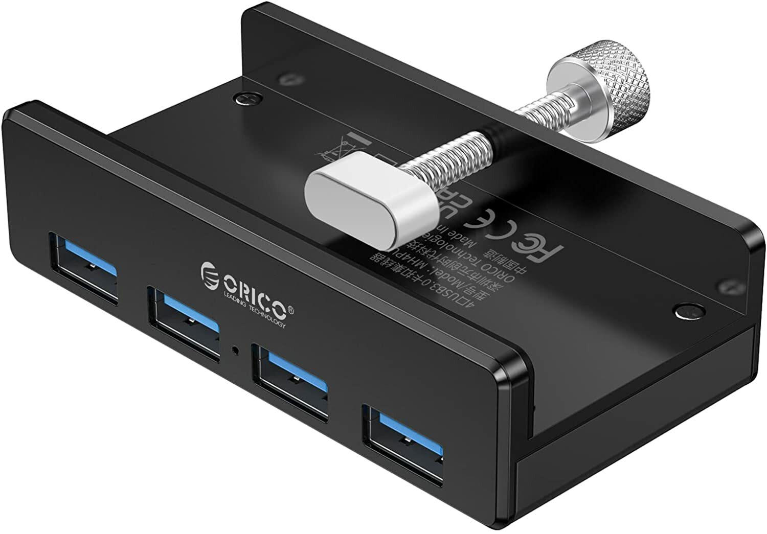ORICO Aluminum 4Ports USB3.0 Hub DIY Clip Mountable for iMac Screen Monitor