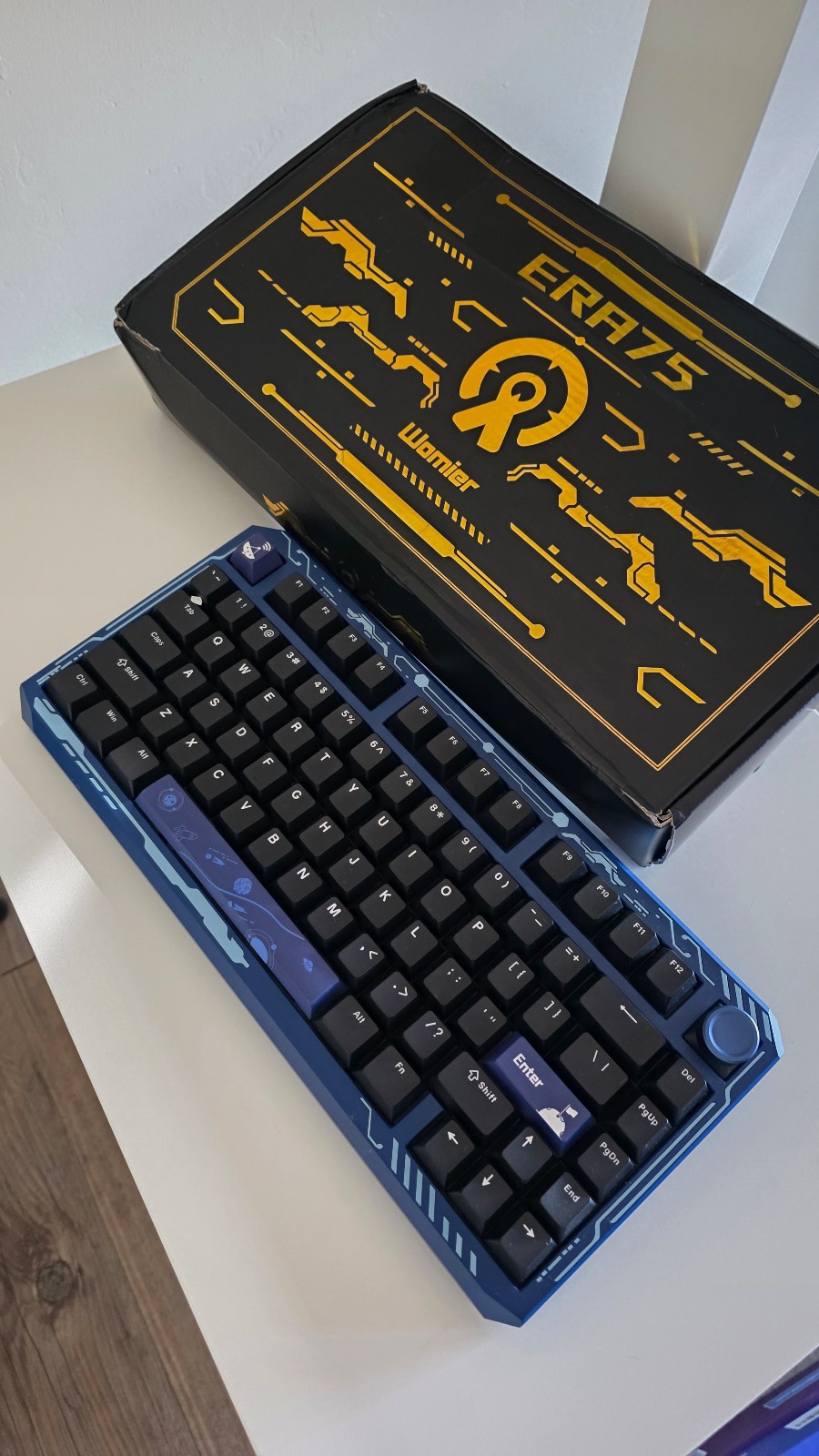 Womier ERA75 Wireless Aluminum Mechanical Keyboard Interstella - slightly used