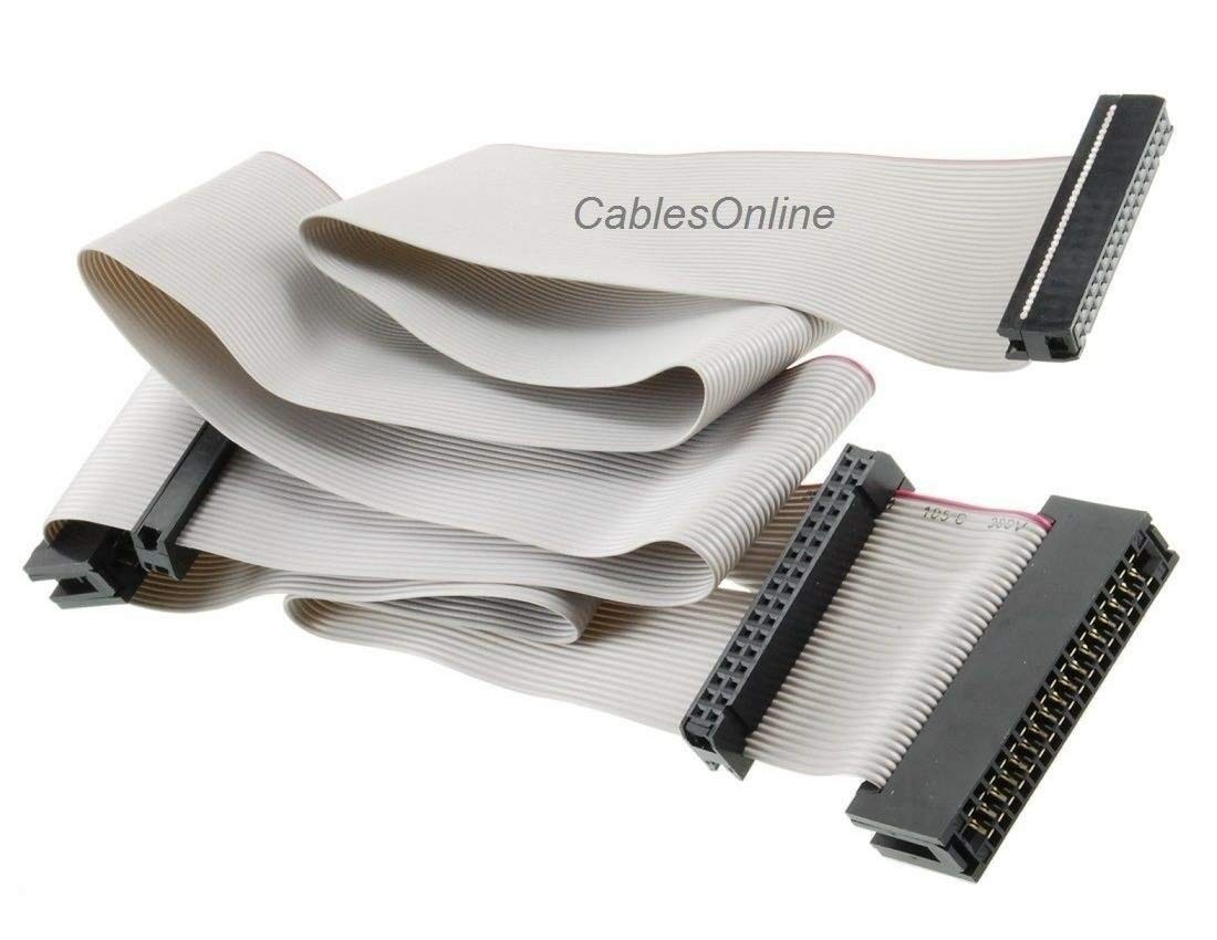 CablesOnline 36 inch Universal Floppy Drive Ribbon Cable for 3.5 or 5.25in Dr...