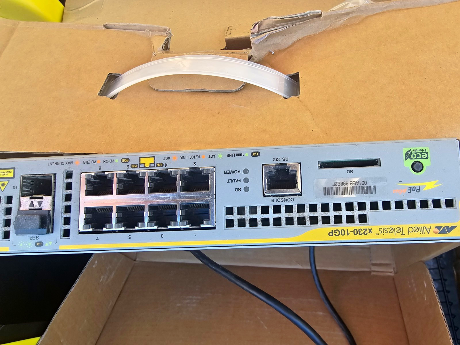 Allied Telesis x230-10GP Layer 3 Fully Manage 8-Port Gigabit PoE SFP MINI SWITCH