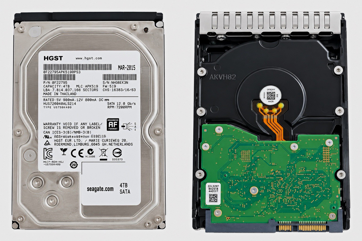 HGST Ultrastar HUS726040AL5210 4TB 7200RPM SAS 12Gb/s Enterprise HDD