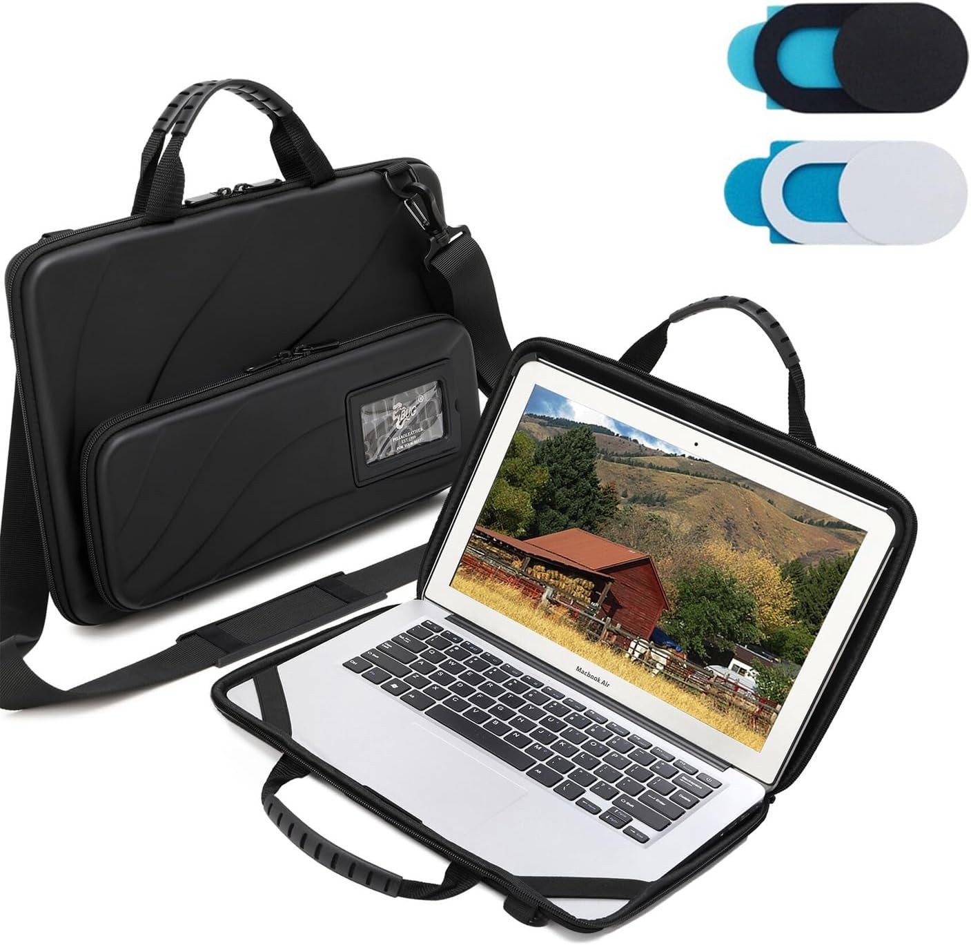 Laptop Case Hard Shell Bag 14.2-15.6 Inch Laptop Sleeve Compatible with MacBook
