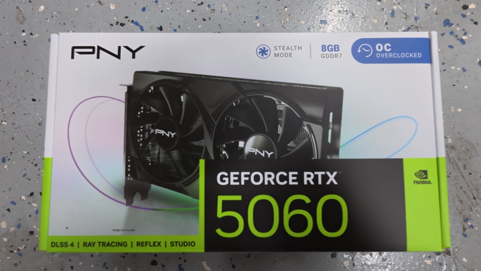 BOX ONLY PNY GeForce RTX 5060 OC 8GB Retail Packaging - NO GPU