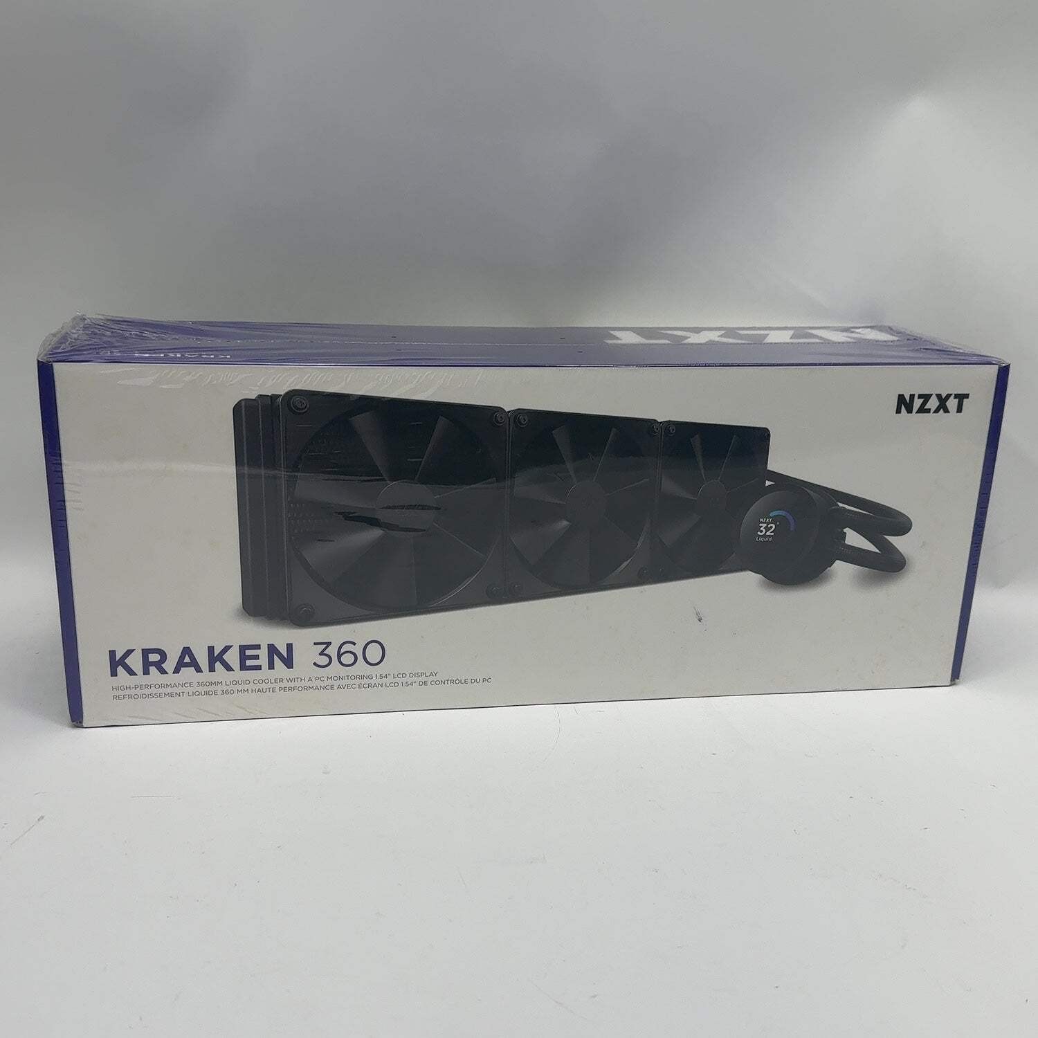 New NZXT Kraken 360 CPU Liquid Cooler (AIO) RL-KN360-B1