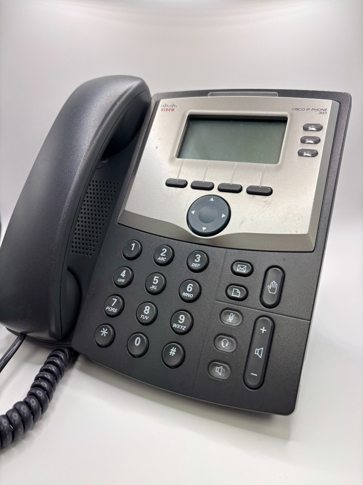 Cisco SPA303-G1 3 Line IP Phone with Display - Black