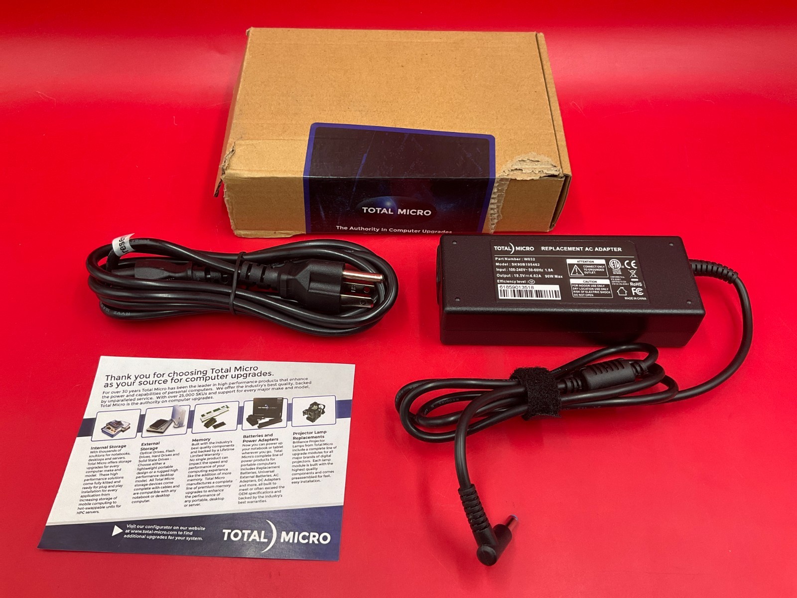 Total Micro HP AC Adapter EliteBook 745 ProBook 440 710412-001-TM ✅❤️️✅❤️️ NEW