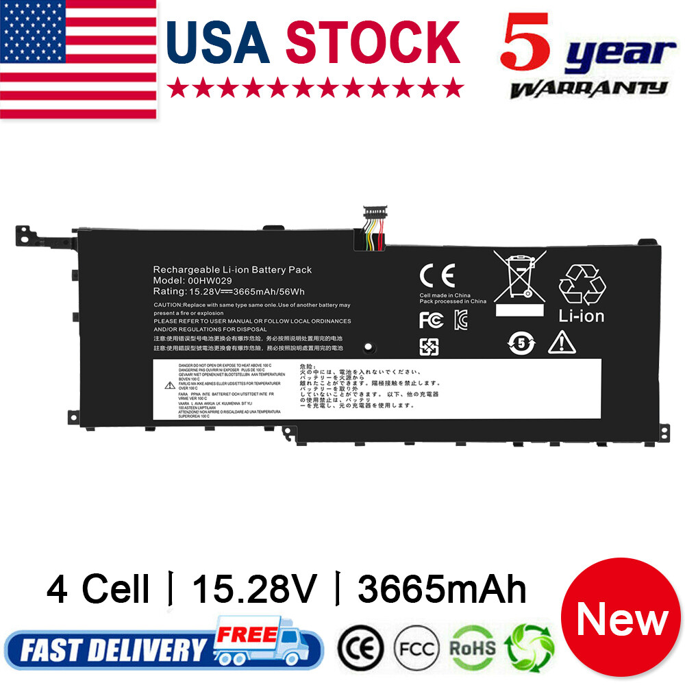 Battery for Lenovo ThinkPad X1 Yoga 1st 2nd Ultrabook SB10F46467 SB10K97566