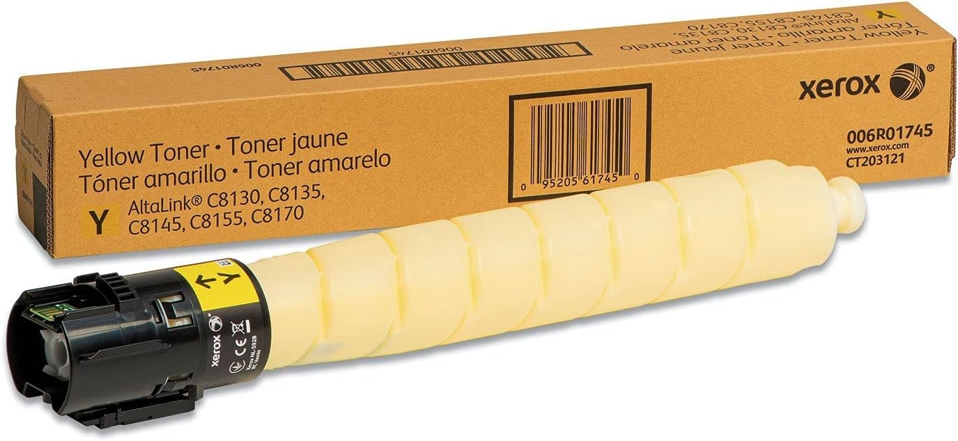 Xerox AltaLink C8130, 35, 45, 55, 70 Yellow Toner Cartridge 21,000 Yield 006R017