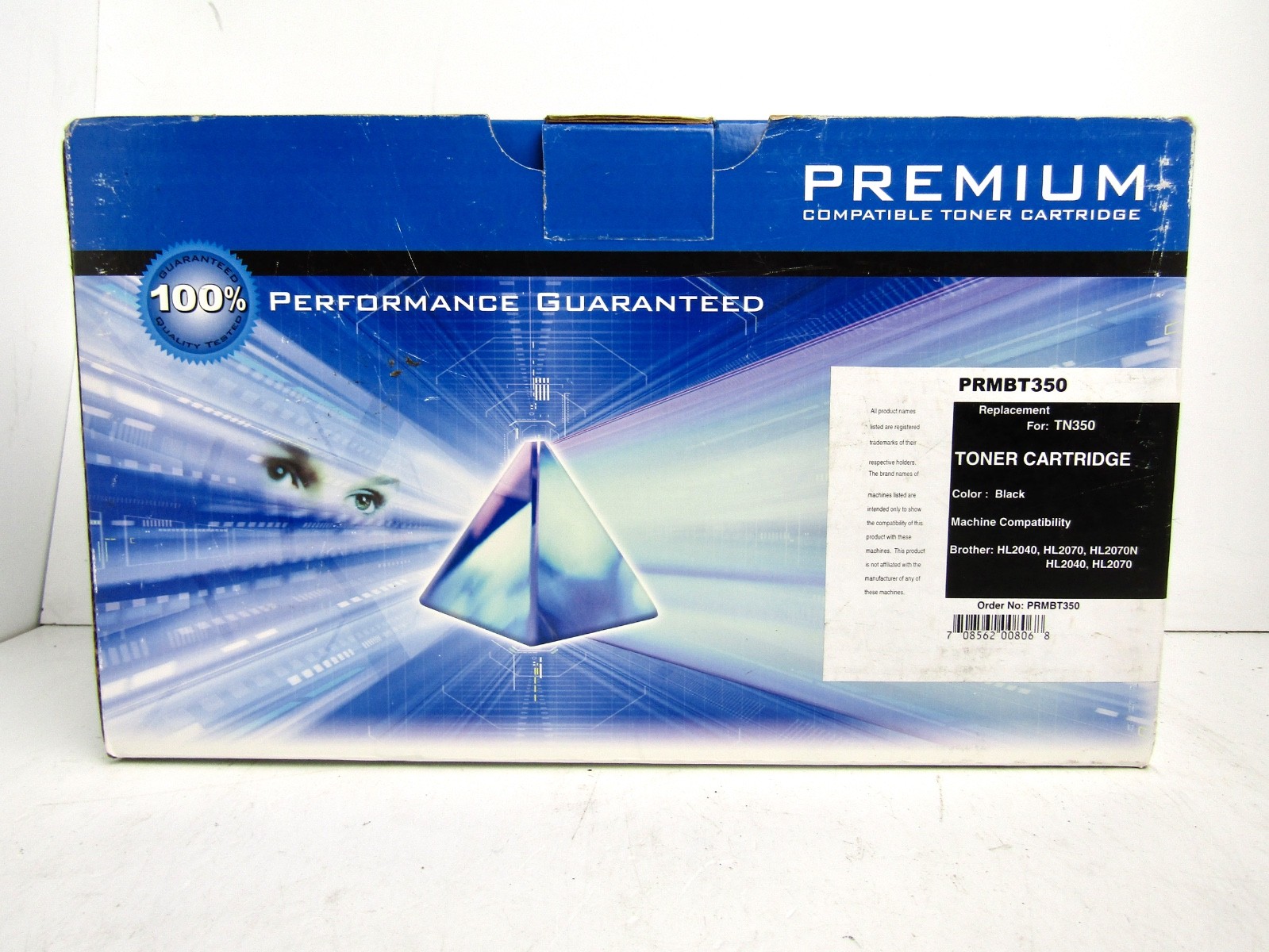 TN350 BLACK 1-PK Toner Compatible With TN-350 HL-2030 DCP-7025 MFC-7225N