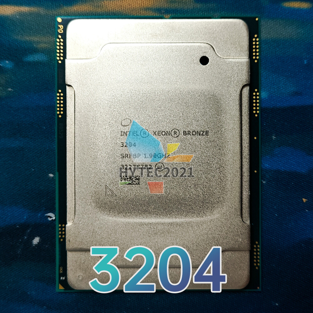 Intel Xeon Bronze 3204 SRFBP 1.9GHz 6-Cores 6-Threads 8.25MB 85W LGA3647 CPU