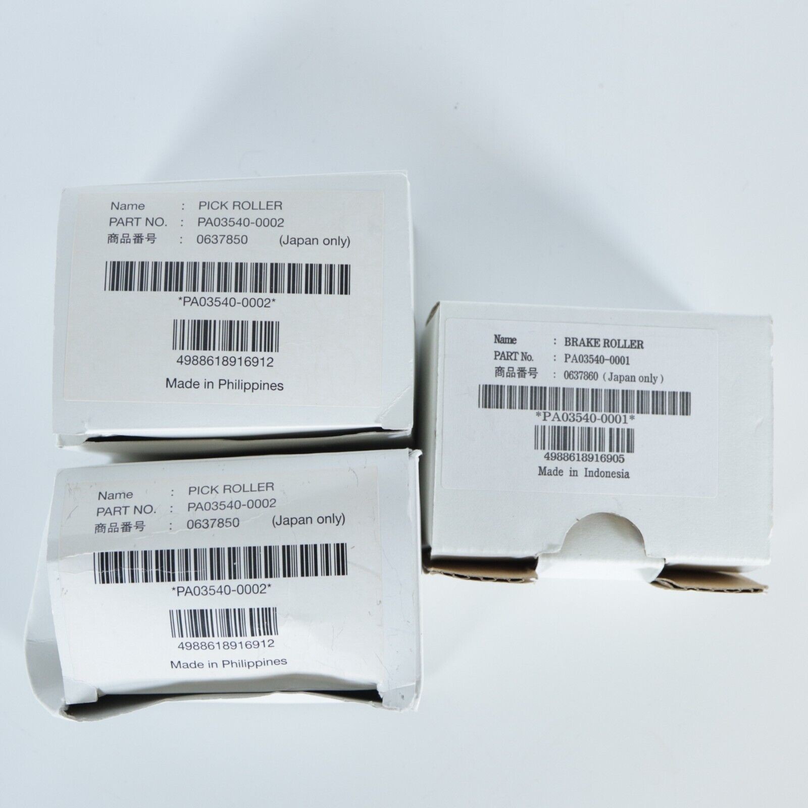 Scanner Brake Pick Rollers for Fujitsu Fi-6125 Fi-6225 Fi-6130Z Fi-6230 6130Z