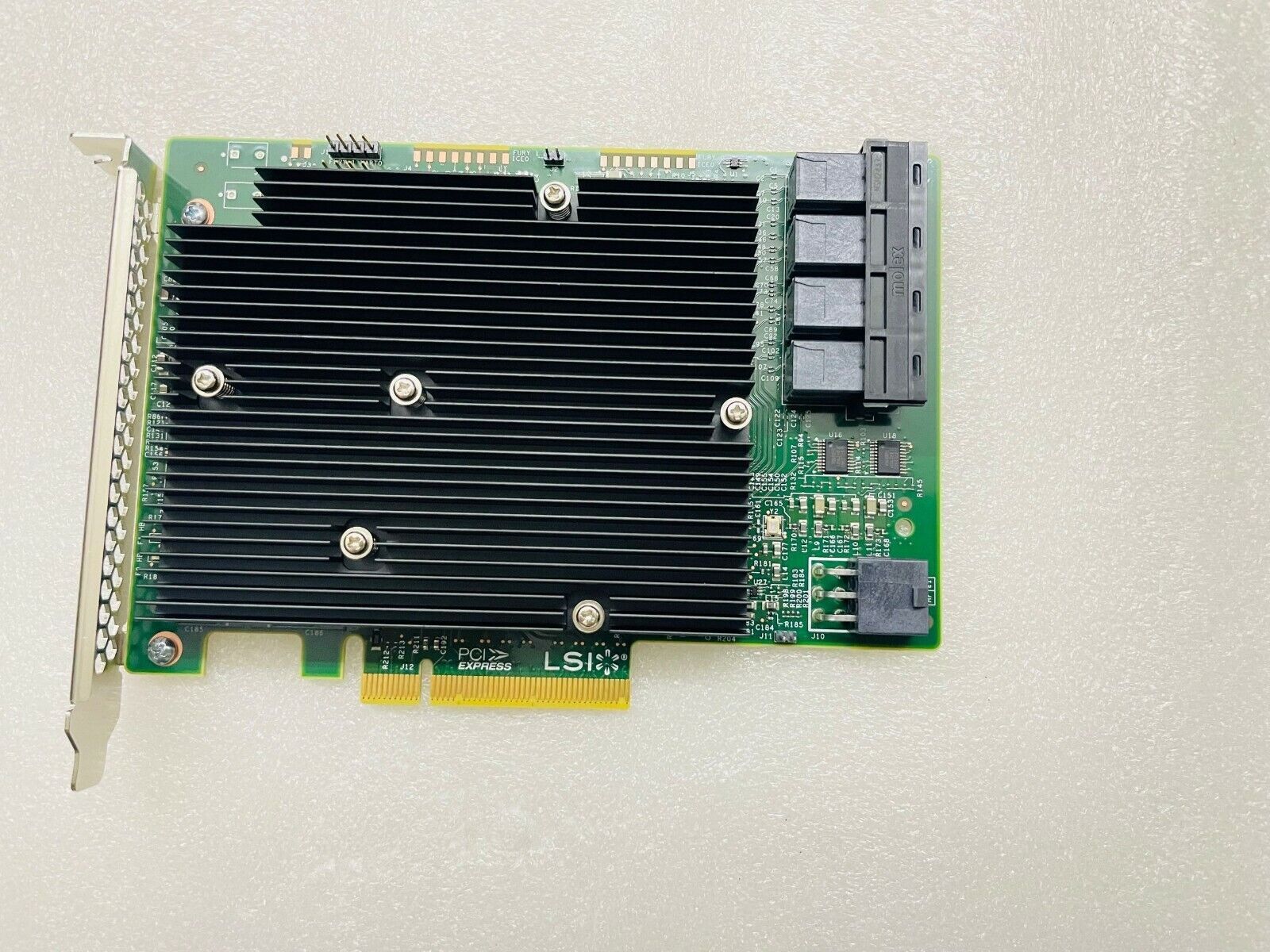 LSI 9300-16i SAS9300-16I 12Gbps SAS-3 PCIe x8 HBA IT Mode ZFS TrueNAS UNRAID US