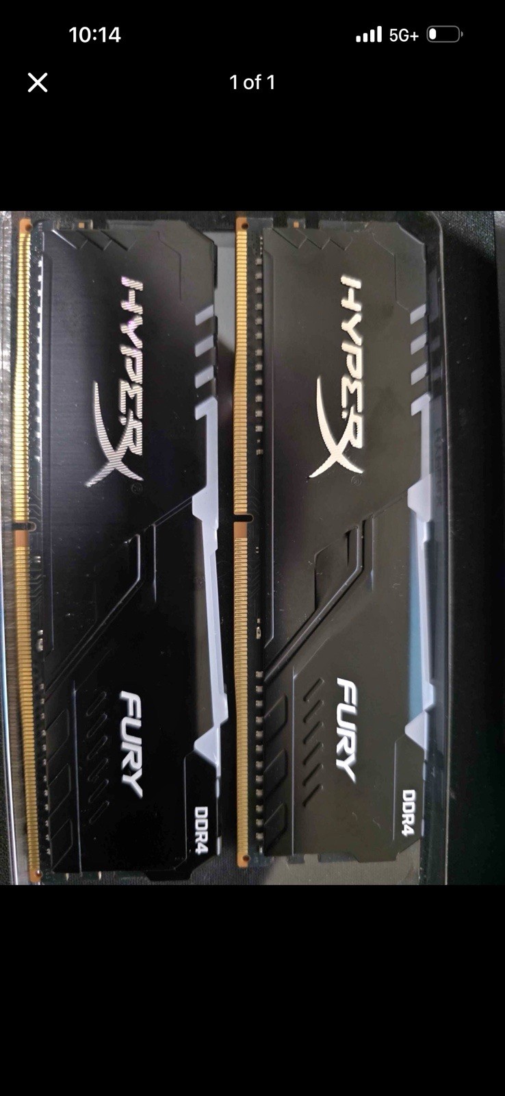 HyperX Fury 16GB DDR4 3200MHz Desktop Memory 2x8 RAM Sticks