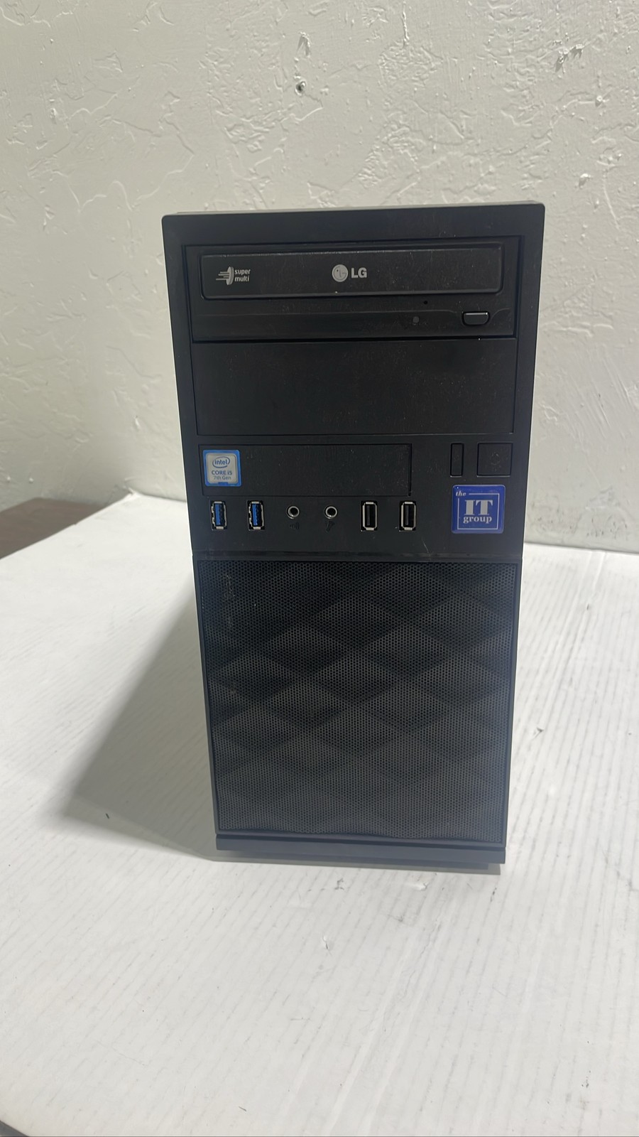 In Win EFS052 Intel Core i5 LG DVD Drive Micro ATX Mini Tower PC Case No HDD