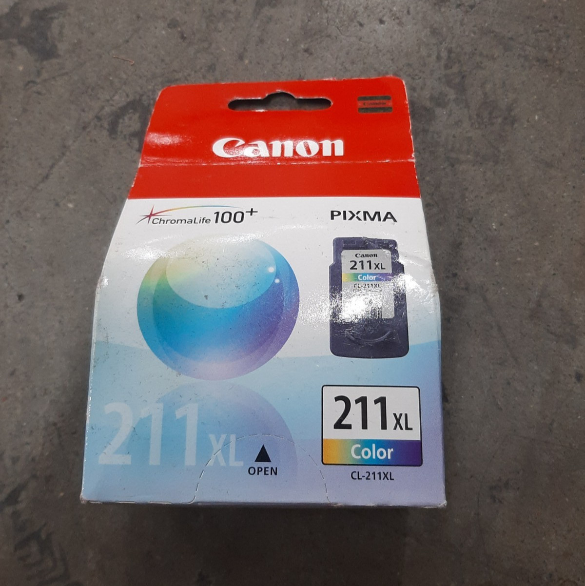 Canon CL-211xl High-Yield Genuine Tri-Color Ink Cartridge