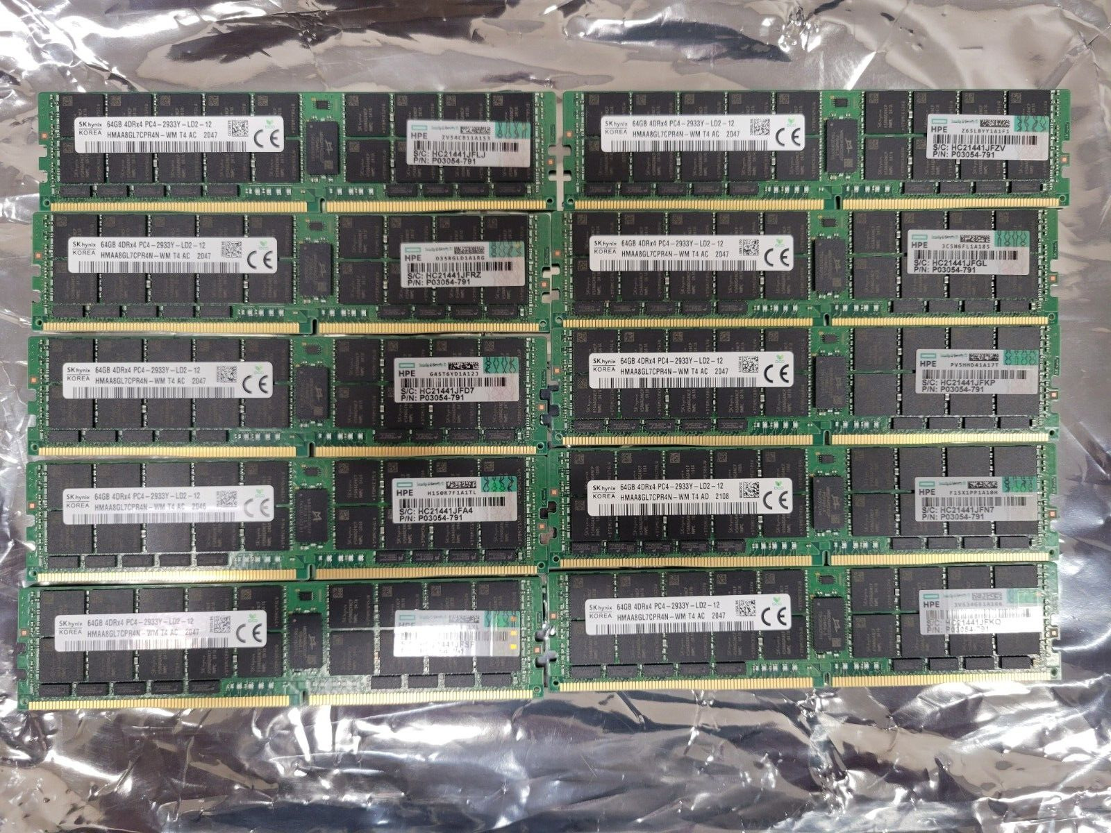 HPE P03054-791 64GB 4Rx4 PC4-2933-Y Load Reduced Genuine Smart Memory