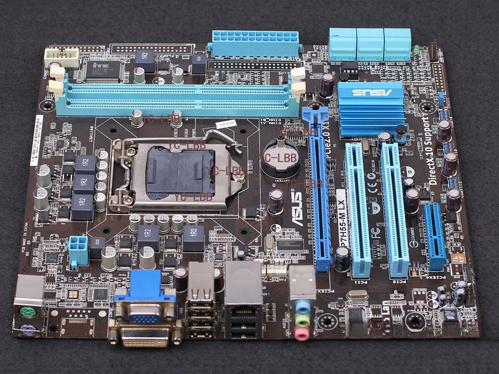 Original ASUS P7H55-M LX Intel H55 Motherboard LGA 1156 DDR3
