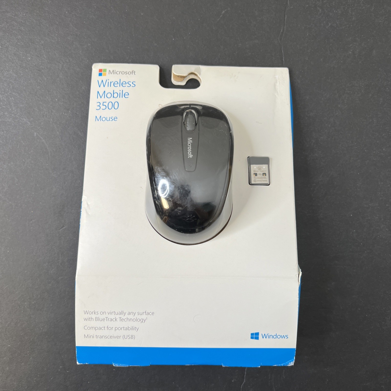 Microsoft Wireless Mobile Mouse 3500 - Black (GMF-00030)