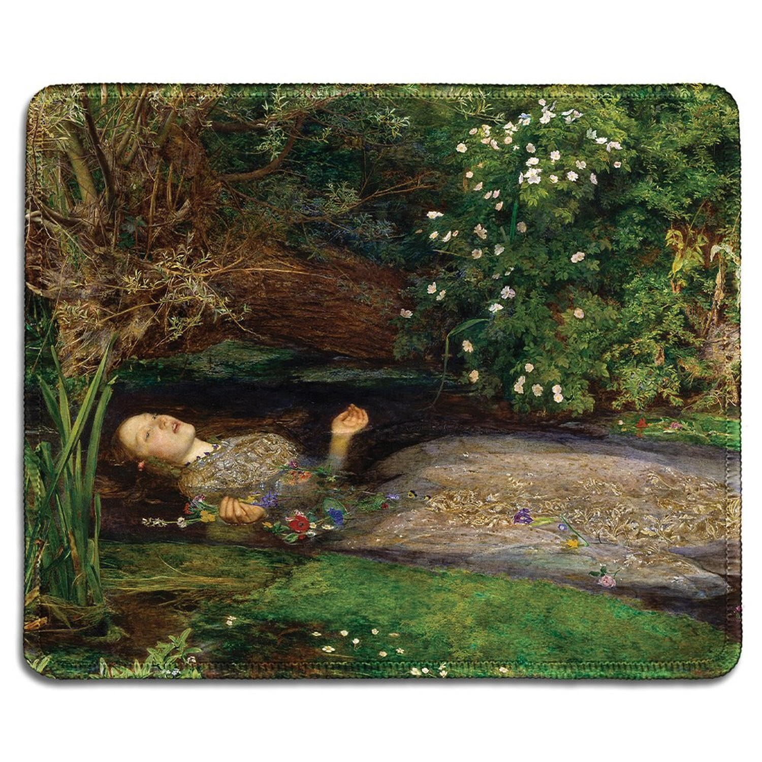Art Mousepad - Natural Rubber Mouse Pad with Famous Fine Art Painting of Ophe...
