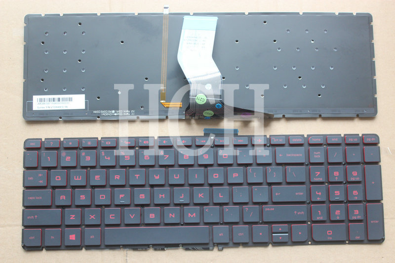 HP Omen 17-W000 17-W100 17-W200 17t-w000 17t-w100 TPN-Q174 US keyboard backlit