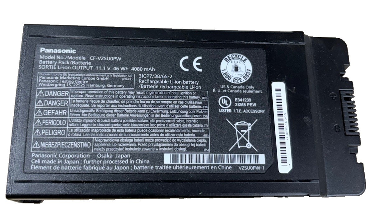 Original Panasonic ToughBook CF-54 Battery 11.1V 46Wh 4200mAh, CF-VZSU0PW