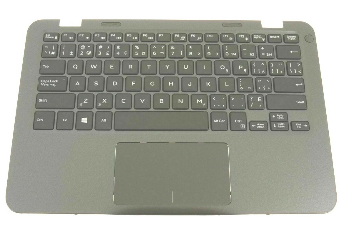 Genuine Dell Chromebook 11 3180 Palmrest Touchpad French Keyboard 8RNGX 08RNGX