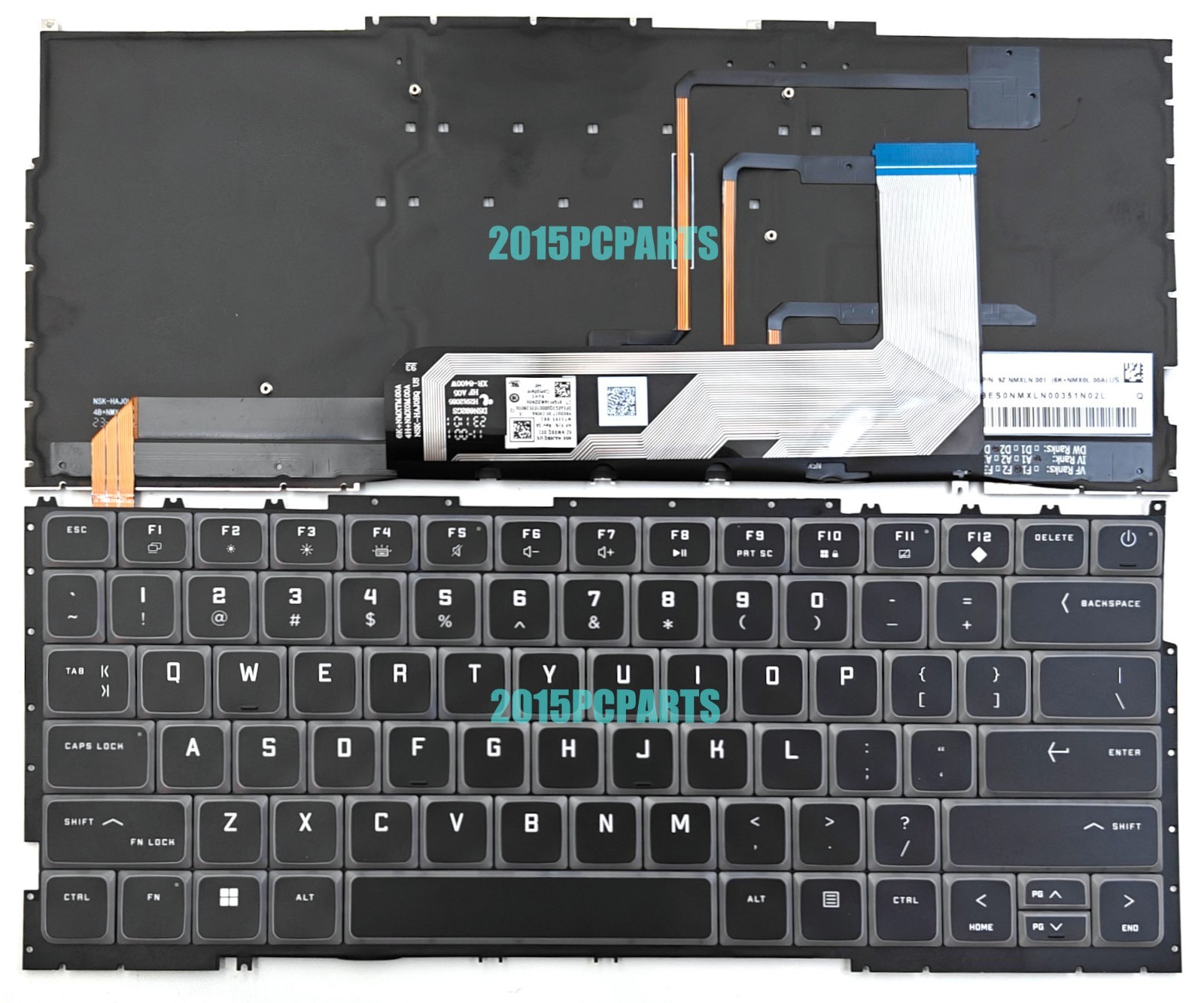 HP Omen Transcend 14-FB 14-FB0013DX 14-FB0023DX 14-FB0097NR Keyboard Backlit US