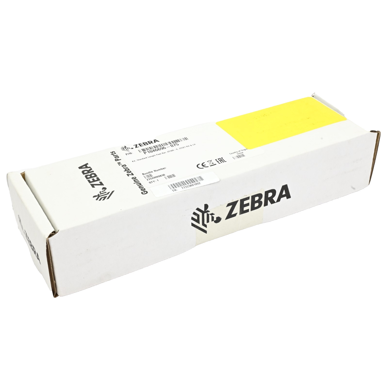 ZEBRA P1046696-075 Kit, Standard Length Peel Bar, ZE500-6. ZE521 RH & LH