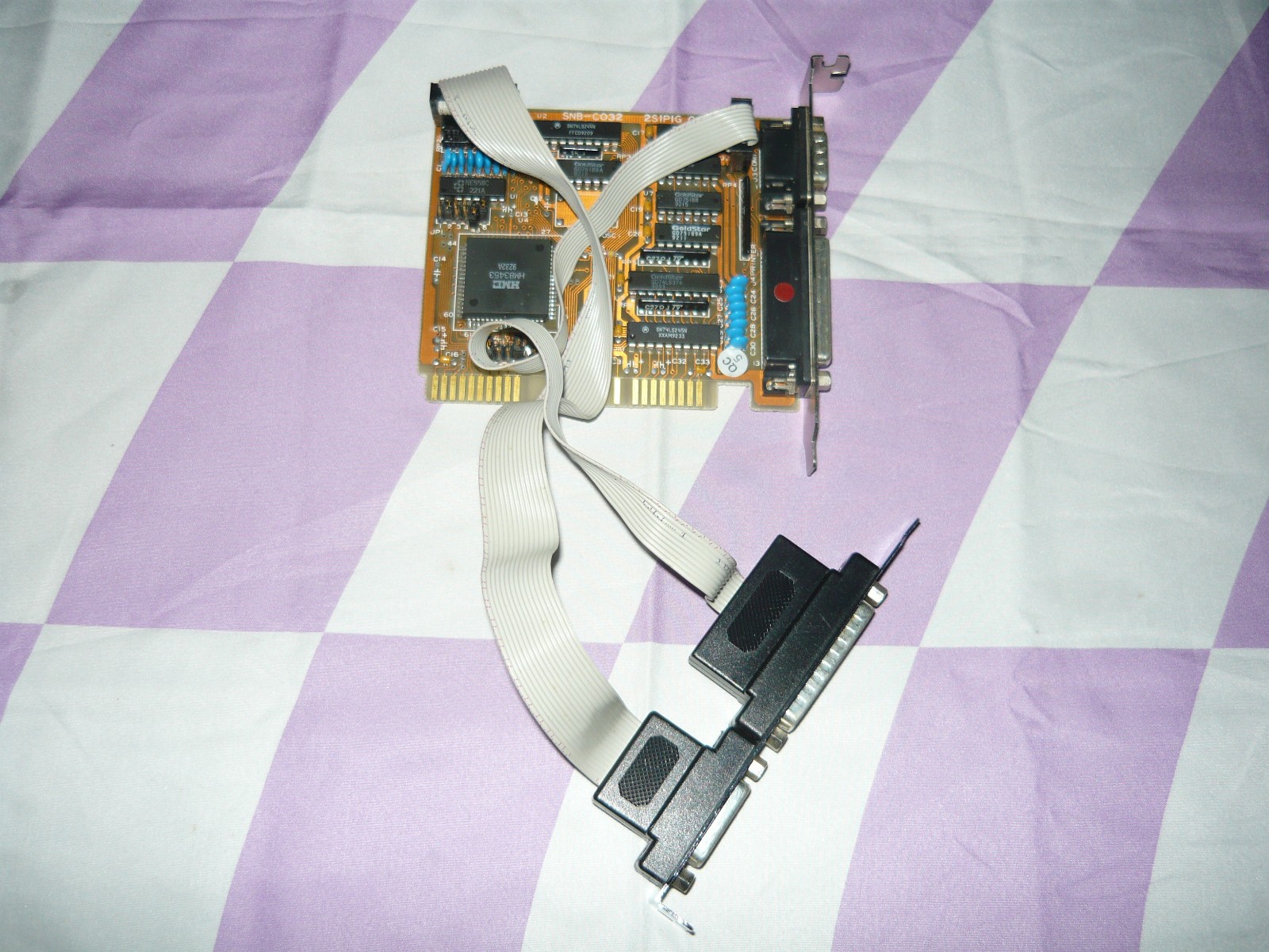 Vintage ISA 8-Bit Controller Card SNB-CO32 Serial Parallel Gameport Used
