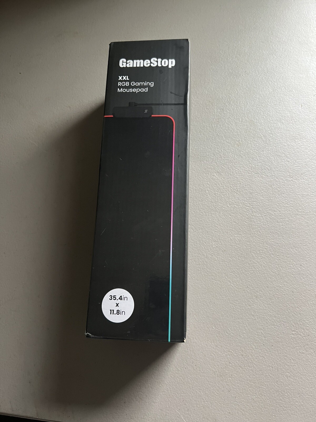 GAMESTOP XXL RGB GAMING MOUSEPAD 35.4" X 11.8" - BRAND NEW
