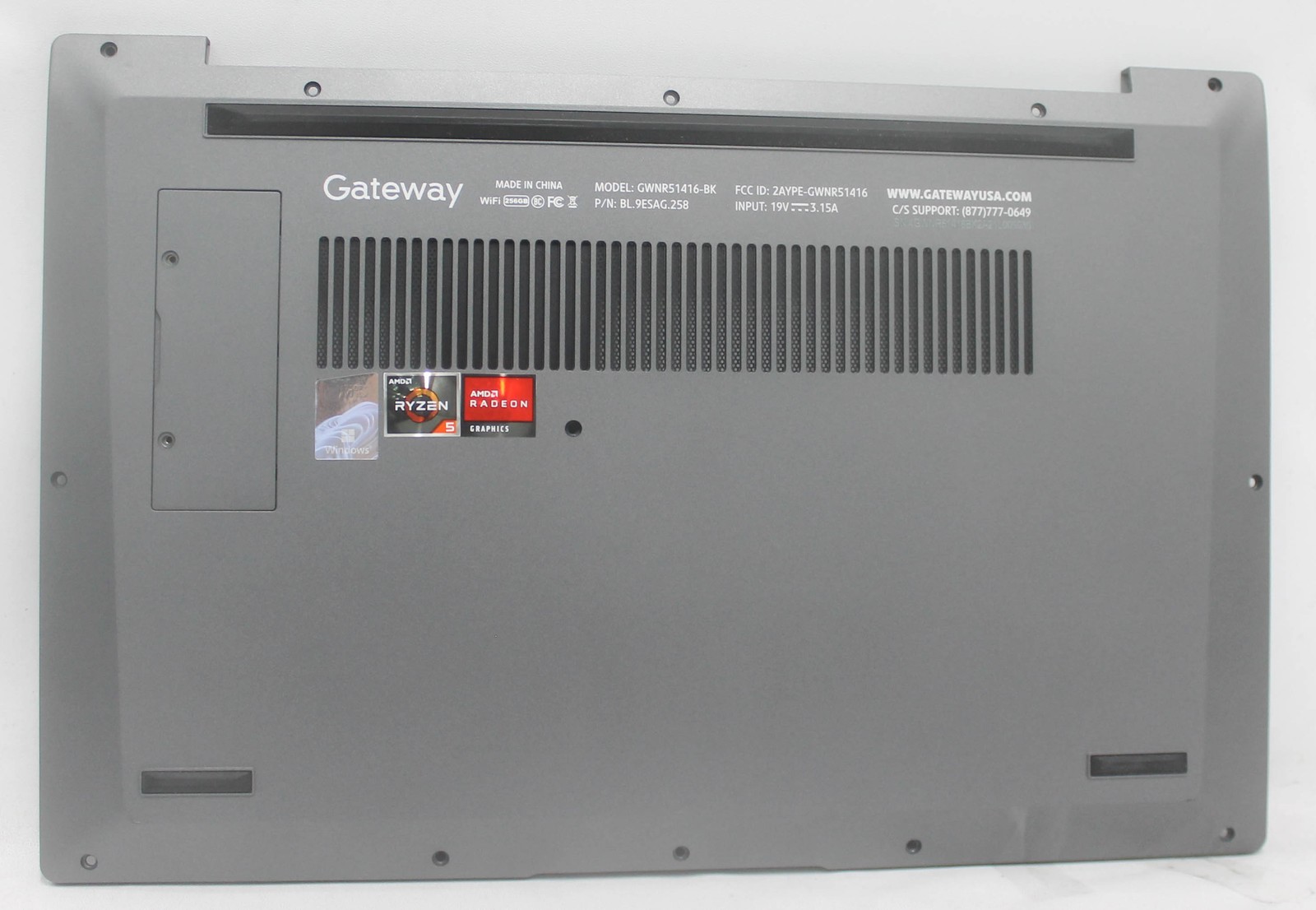 GWNR51416-BK-BASE Gateway Bottom Base Cover Black Gwnr51416-Bk "GRADE A"