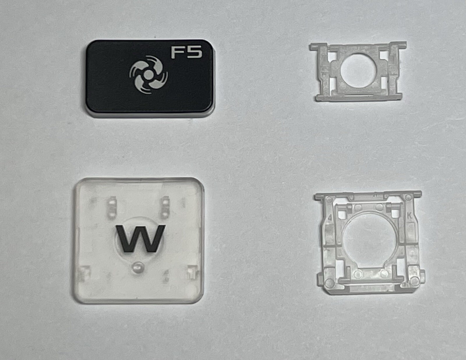 Asus TUF F15 | FX506 | FX506H |  SINGLE LAPTOP REPLACEMENT KEYBOARD KEYS KEYCAPS