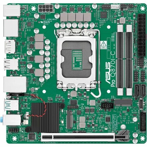 Asus Pro Q870I-C-CSM Desktop Motherboard - Intel Q870 Chipset - Socket LGA-1851