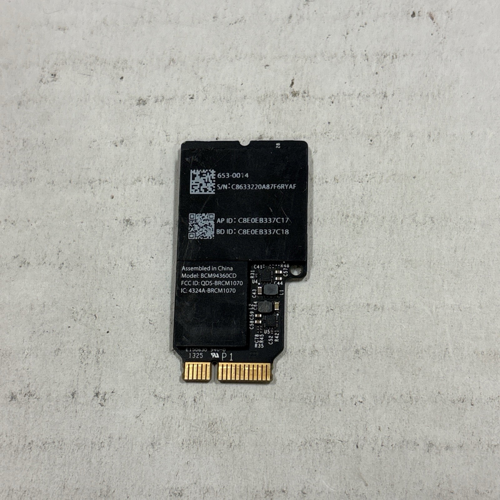 Broadcom BCM94360CD 802.11ac 4.0 for Apple 27" iMac Wireless Airport Bluetooth