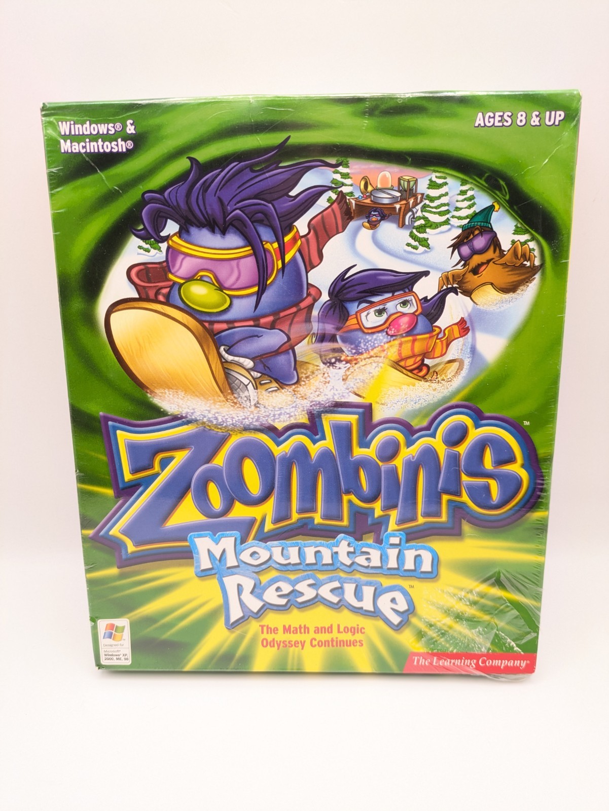 Zoombinis Mountain Rescue Vintage Y2K Educational Computer Game Sealed New Box