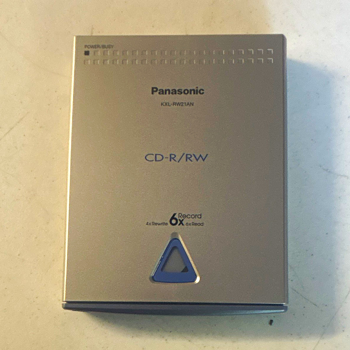 Panasonic KXL-RW21AN Portable External CD-R/RW PC Card Drive 24x/6x Silver