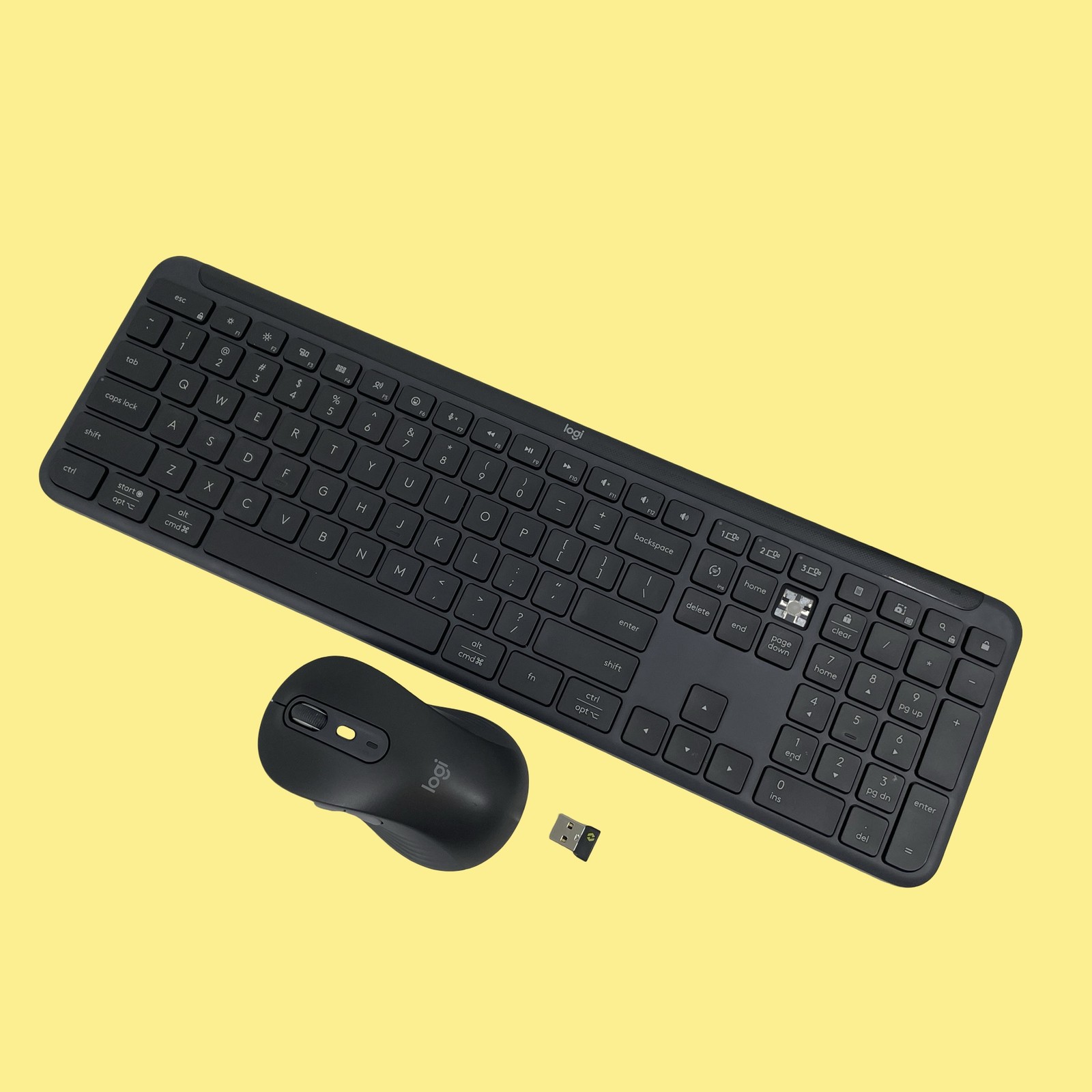 Logitech Signature Slim K950 Combo Wireless Keyboard & M750L Mouse - Graphite