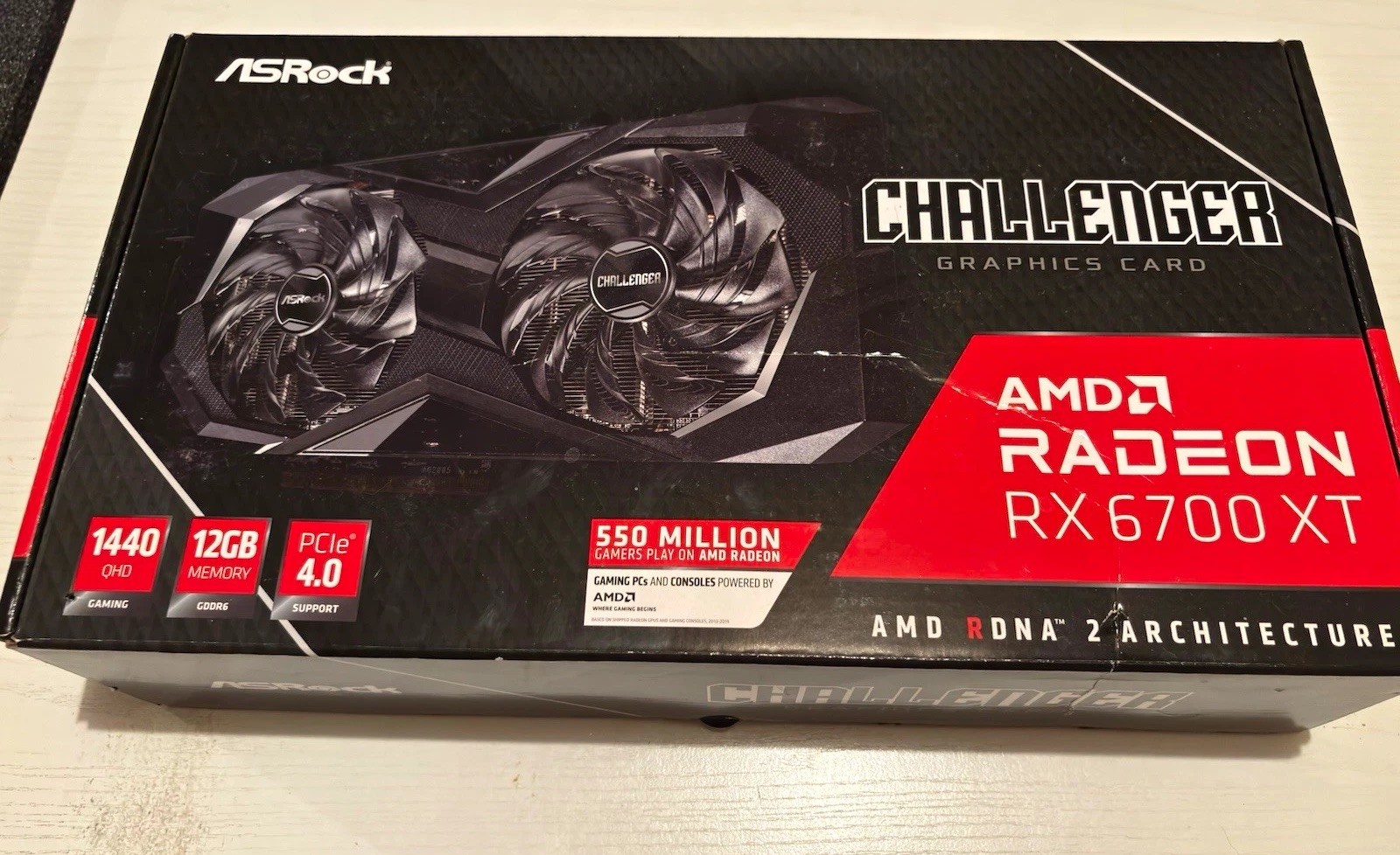 ASRock Challenger Radeon RX 6700 XT 12GB GDDR6 PCIe 4.0 DP/HDMI DX12