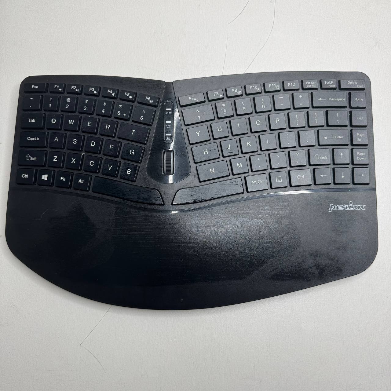 Perixx PERIDUO-606 A Mini Wireless Ergonomic Split Keyboard & Keypad 2.4GHz Blac