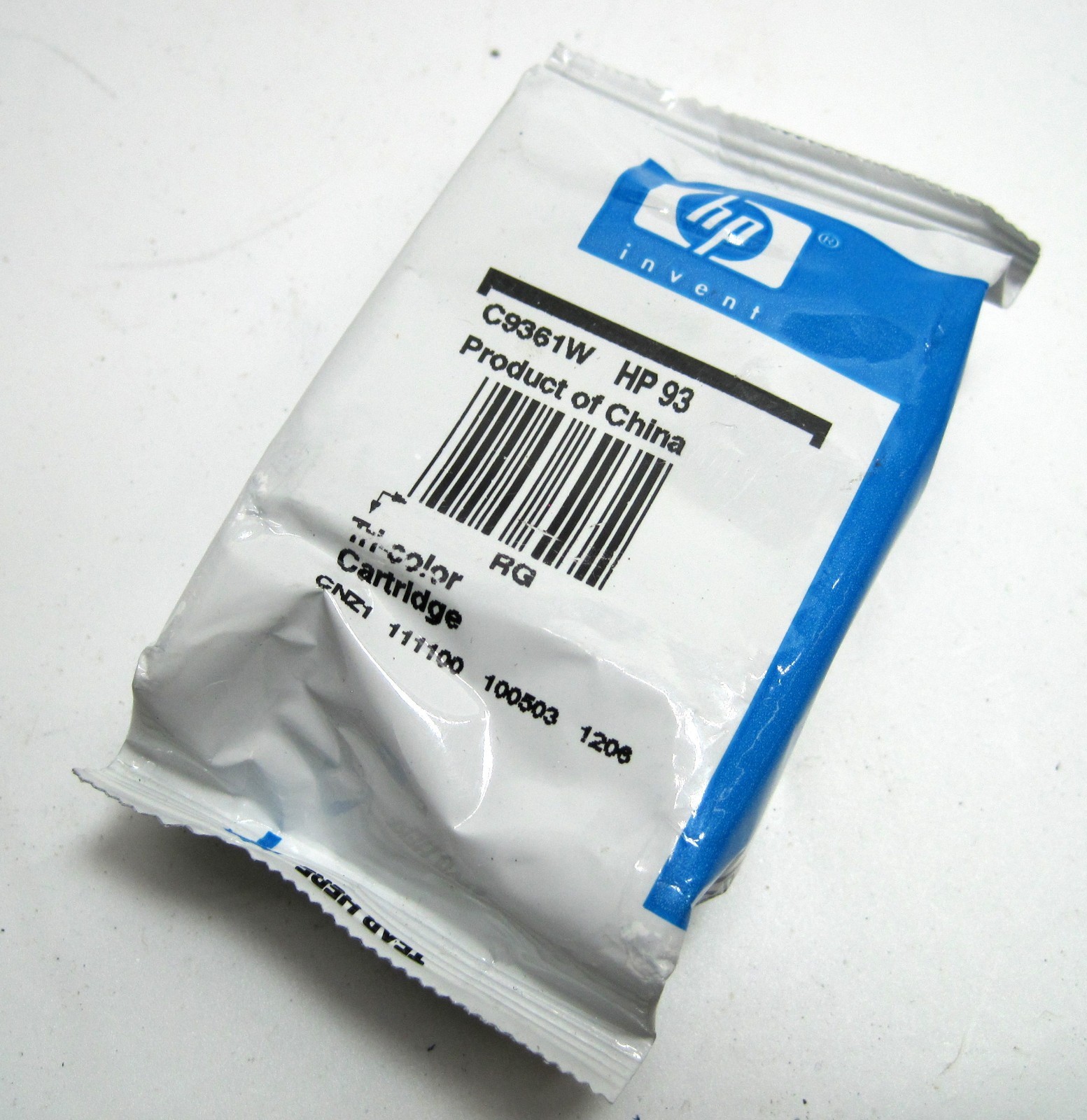 Genuine Original OEM HP 93 C9361W Tricolor Ink cartridge for Deskjet PSC Printer